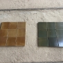gạch lát sân men xanh rêu cổ và men hoàng thổ hải long tiles